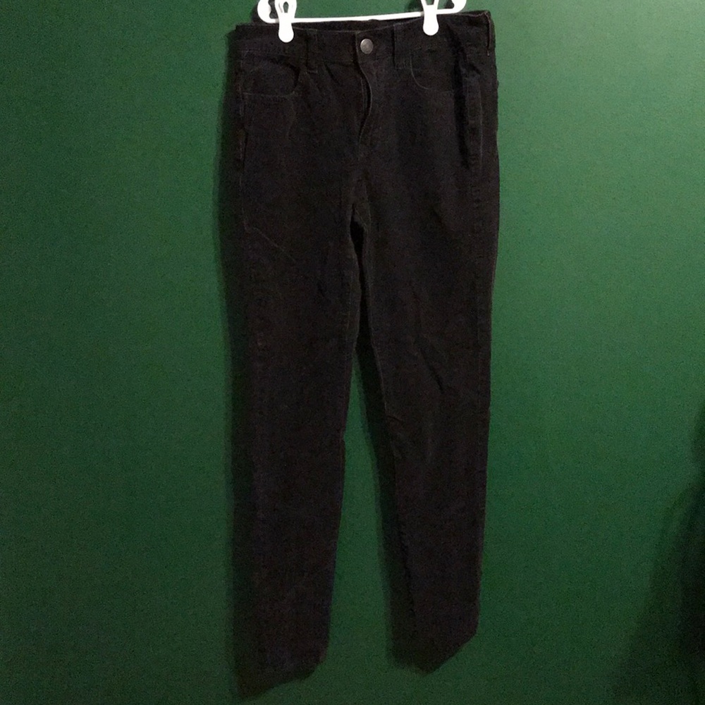 Black Corduroy Skinny Jeans